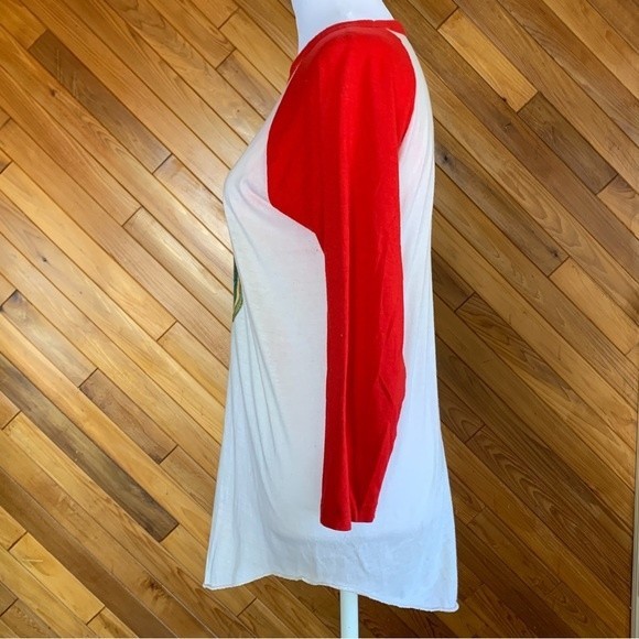 Vintage 80s John Lennon Memorial Raglan T-Shirt - Picture 2 of 9